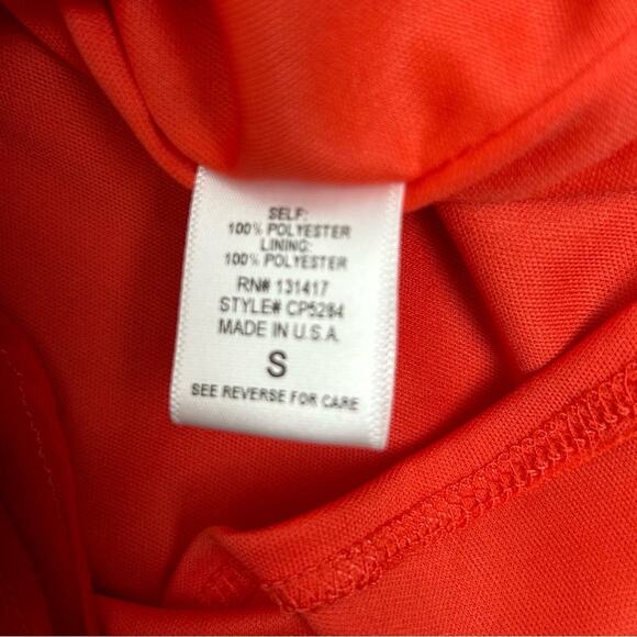 London Rose Romper Womens Size S Red Ruffled Shorts Lined Sweetheart Babydoll - Picture 8 of 8